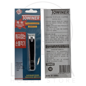 TOWINER | Deluxe Toenail Clipper with File | 튀지않는 손톱깎기 | Made in Korea