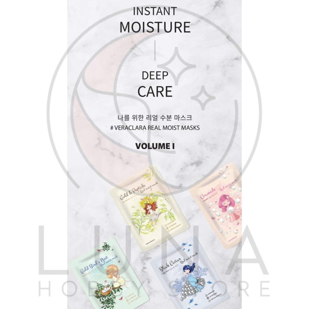 Veraclara | Real Moist Mask | Black Caviar | 블랙 캐비어 리얼 수분 마스크 - Image 2