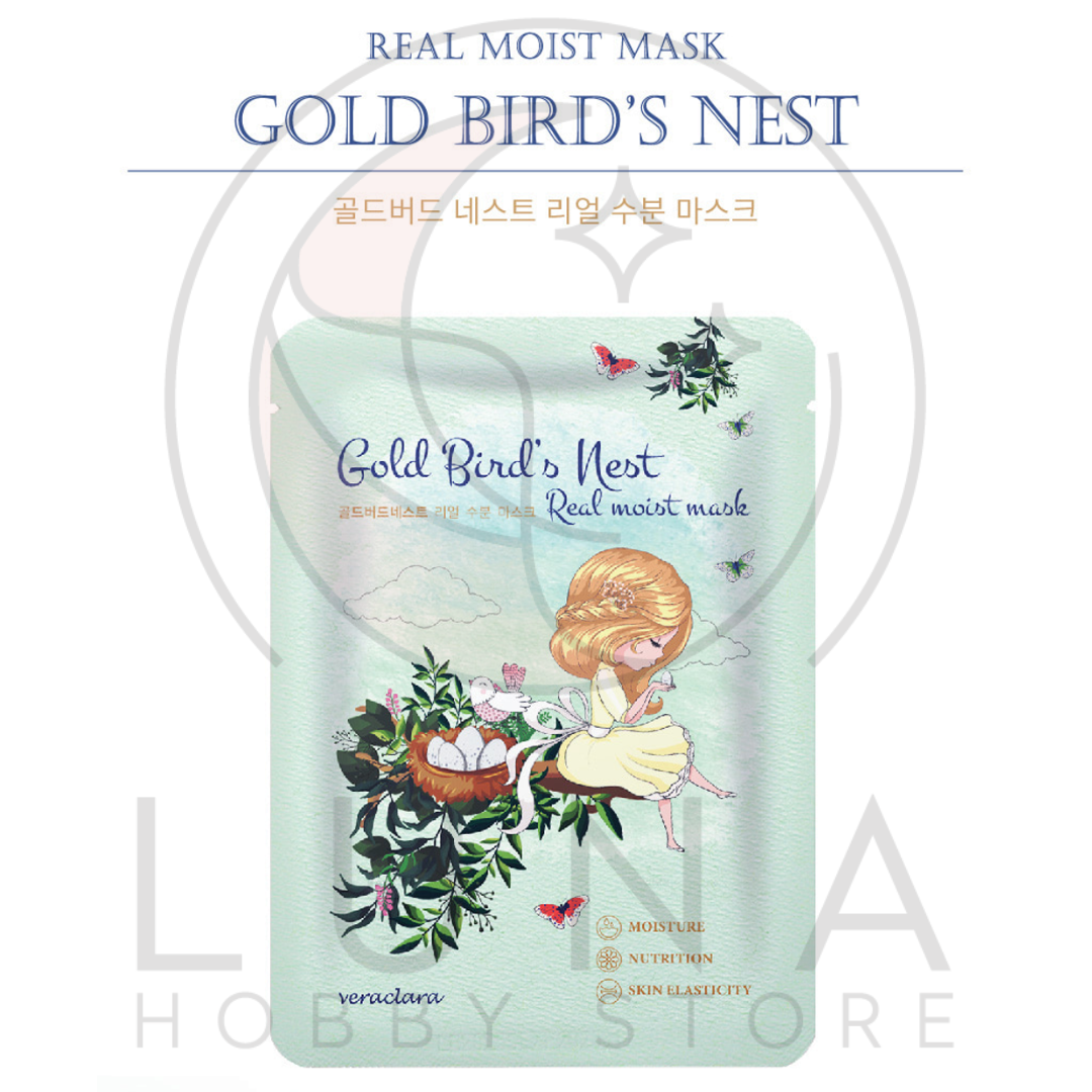 Veraclara | Real Moist Mask | Gold Bird’s Nest | 골드버드 네스트 리얼 수분 마스크 - Image 9