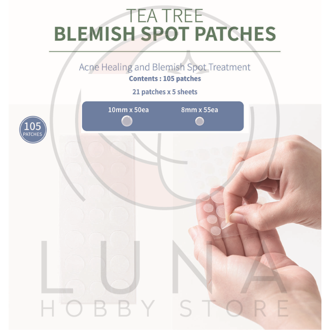 Veraclara | Tea Tree Blemish Spot Patches | 티트리 여드름 스팟 패치 (105 pcs) - Image 7