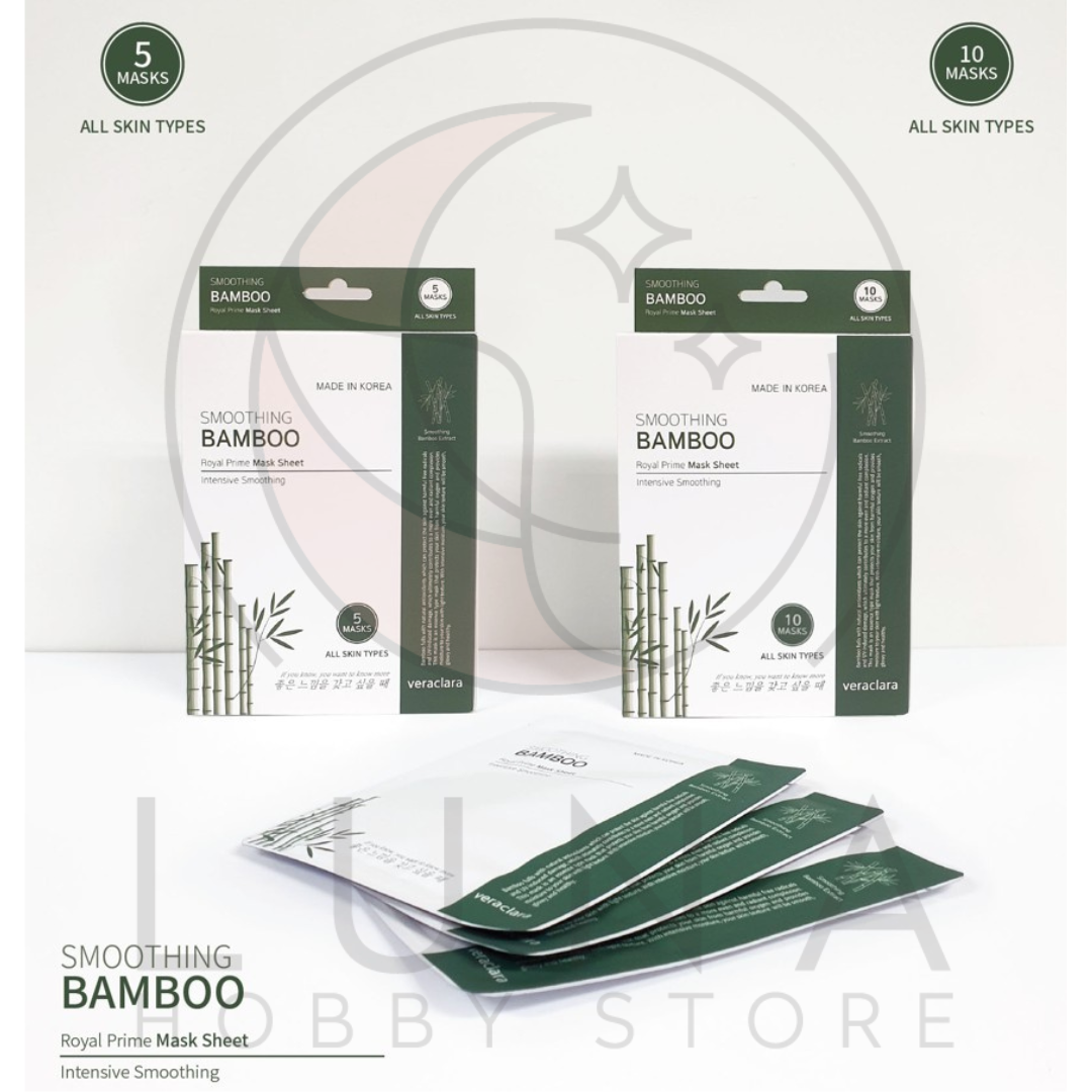 Veraclara | Smoothing Bamboo Royal Prime Mask Sheet | 베라클라라 로얄 프라임 밤부 마스크 시트 (10x Pack) - Image 13
