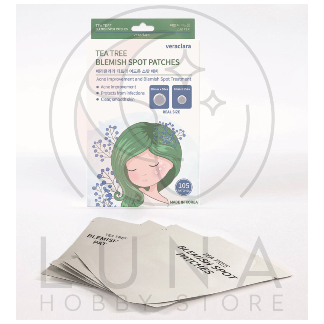 Veraclara | Tea Tree Blemish Spot Patches | 티트리 여드름 스팟 패치 (105 pcs) - Image 6