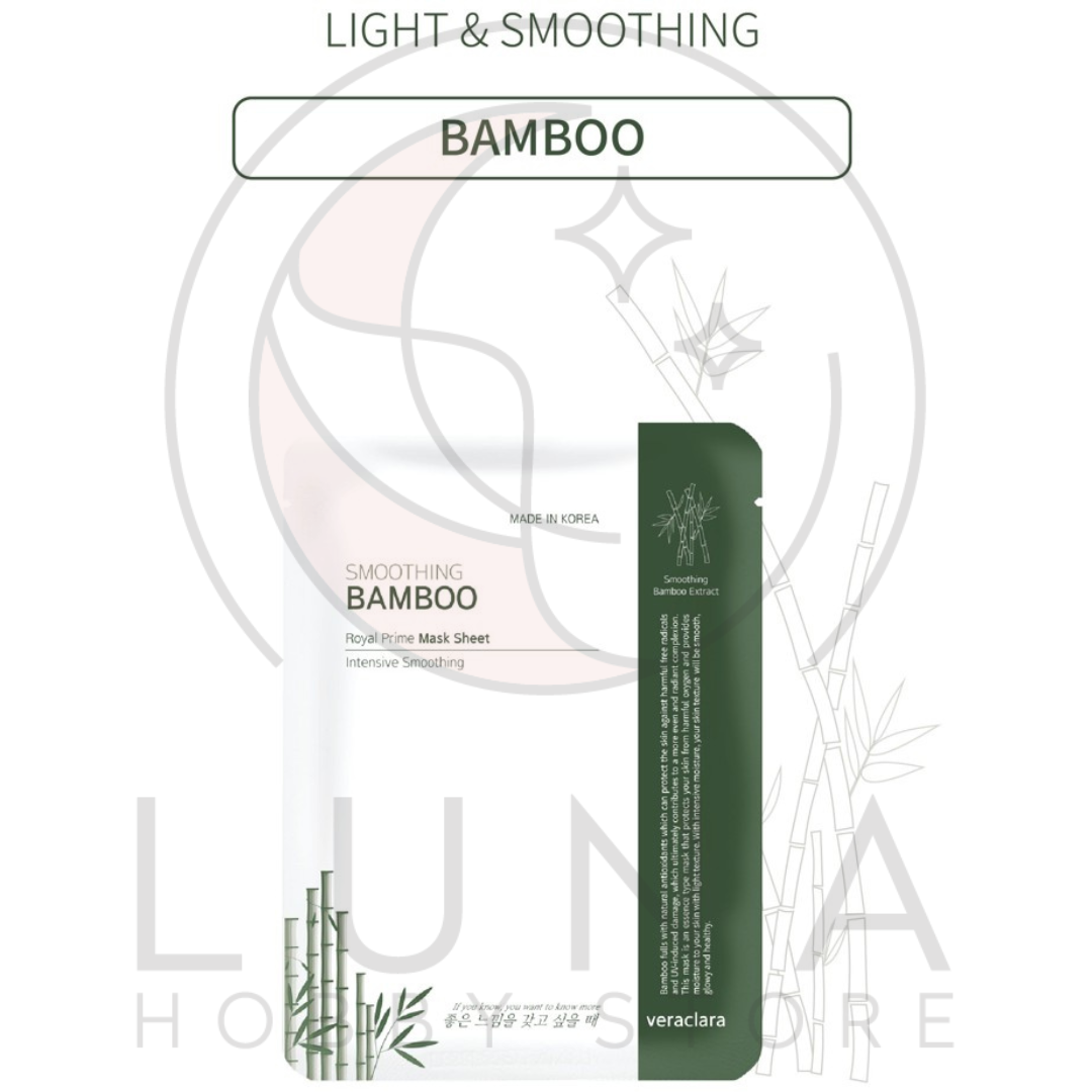 Veraclara | Smoothing Bamboo Royal Prime Mask Sheet | 베라클라라 로얄 프라임 밤부 마스크 시트 (10x Pack) - Image 14