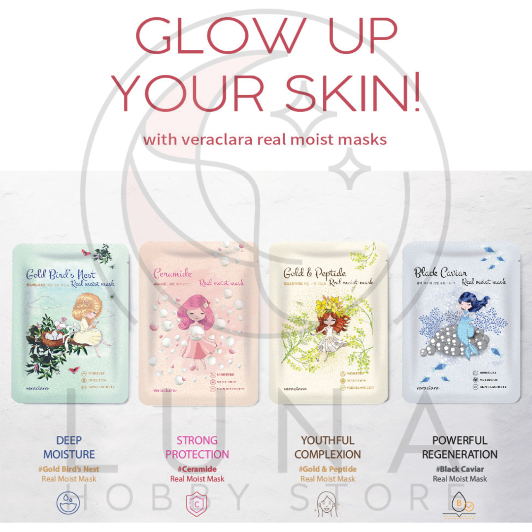 Veraclara | Real Moist Mask | Ceramide | 세라마이드 리얼 수분 마스크 - Image 14