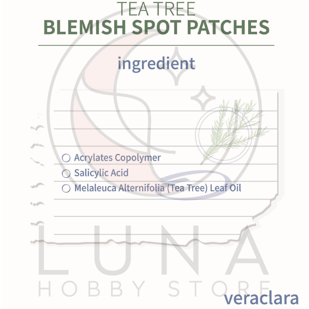Veraclara | Tea Tree Blemish Spot Patches | 티트리 여드름 스팟 패치 (105 pcs) - Image 3