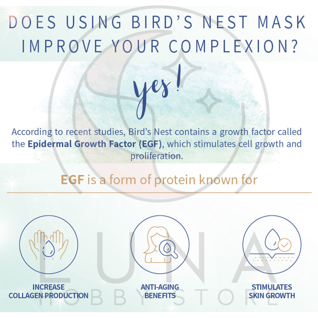 Veraclara | Real Moist Mask | Gold Bird’s Nest | 골드버드 네스트 리얼 수분 마스크 - Image 2