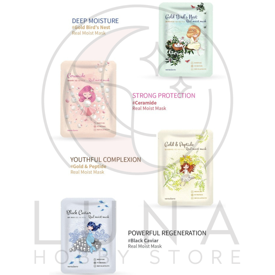 Veraclara | Real Moist Mask | Black Caviar | 블랙 캐비어 리얼 수분 마스크 - Image 3