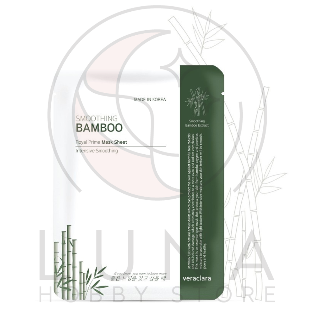 Veraclara | Smoothing Bamboo Royal Prime Mask Sheet | 베라클라라 로얄 프라임 밤부 마스크 시트 (10x Pack)
