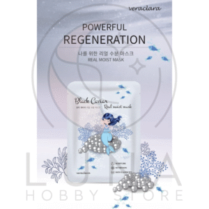 Veraclara | Real Moist Mask | Black Caviar | 블랙 캐비어 리얼 수분 마스크