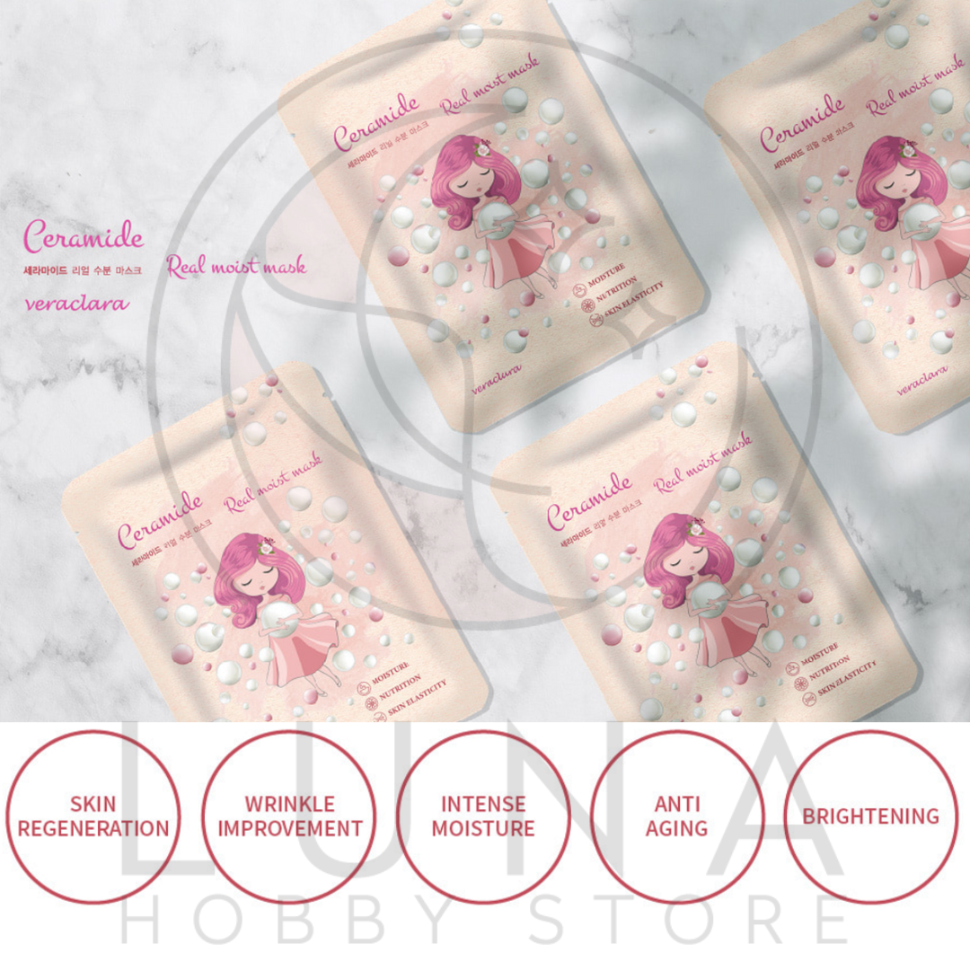 Veraclara | Real Moist Mask | Ceramide | 세라마이드 리얼 수분 마스크 - Image 6
