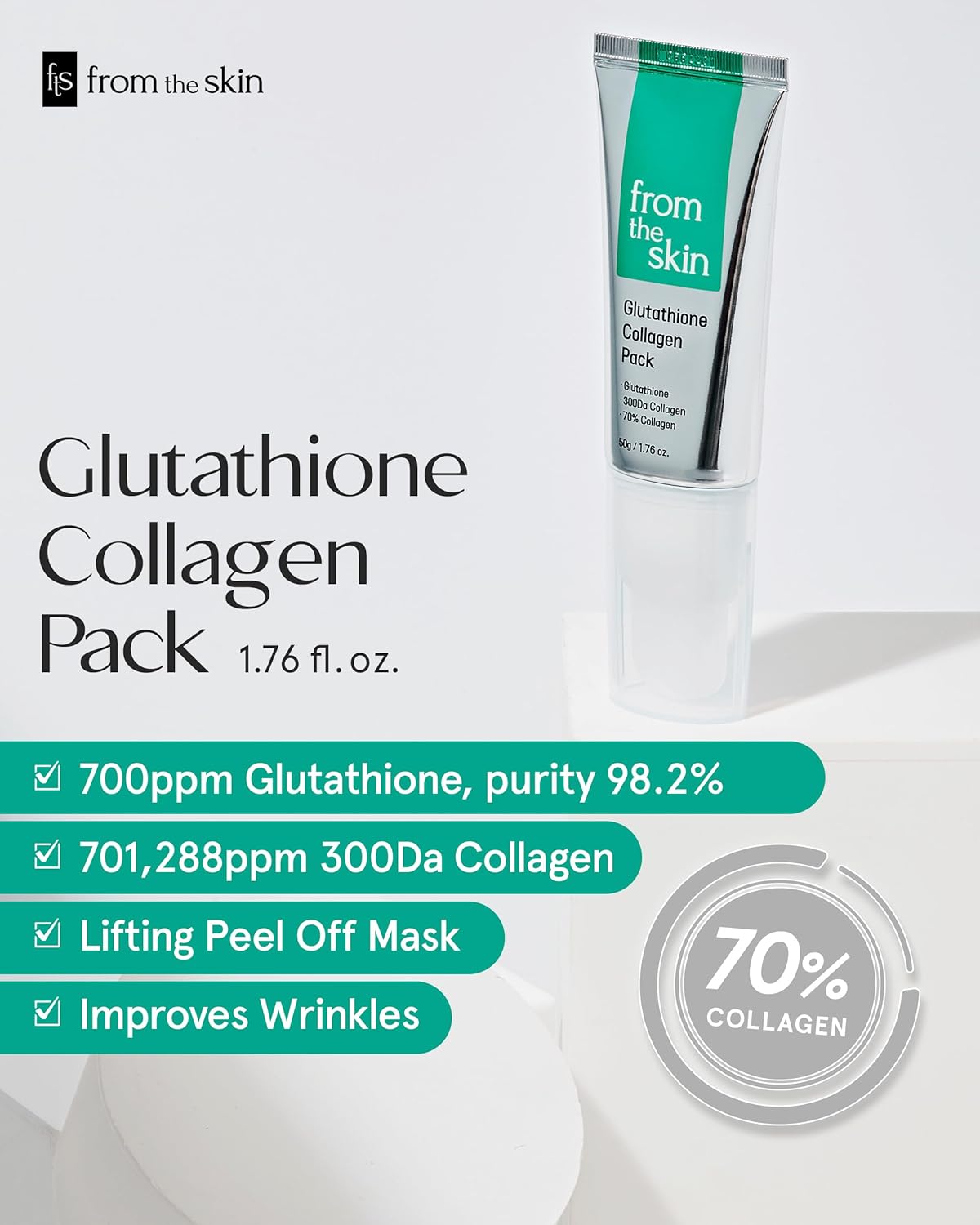 Glutathione Collagen Peel Off Pack - Image 2