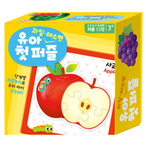 Baby’s First Puzzle Fruits & Vegetables Starter Set (Korean Edition)