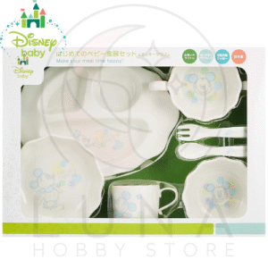Mickey Mouse 7-Piece Baby Tableware Set | Disney Baby Japan Exclusive | ミッキー ベビー食器7点セット