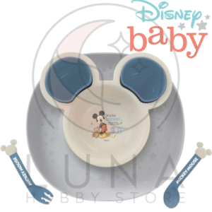 Mickey Mouse Non-Slip Feeding Set | Disney Baby Japan Exclusive | ミッキー ベビー食器セット