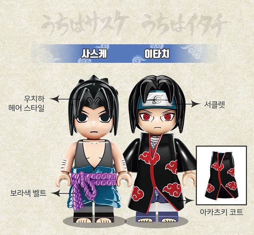 KEEPPLEY Naruto Block Set – Battle of Uchiha (Sasuke vs. Itachi) - Image 5