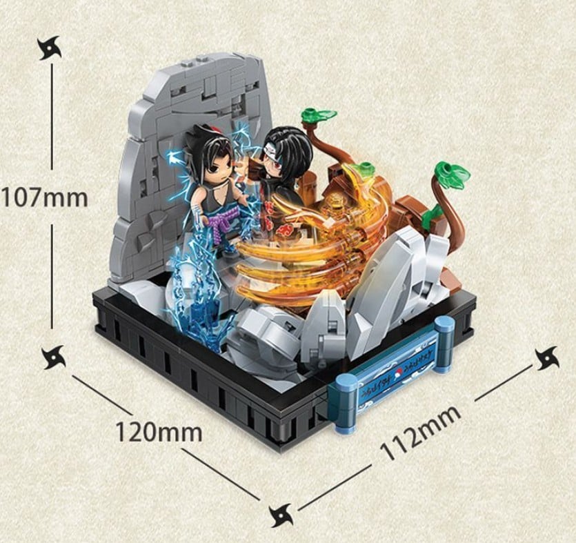 KEEPPLEY Naruto Block Set – Battle of Uchiha (Sasuke vs. Itachi) - Image 8