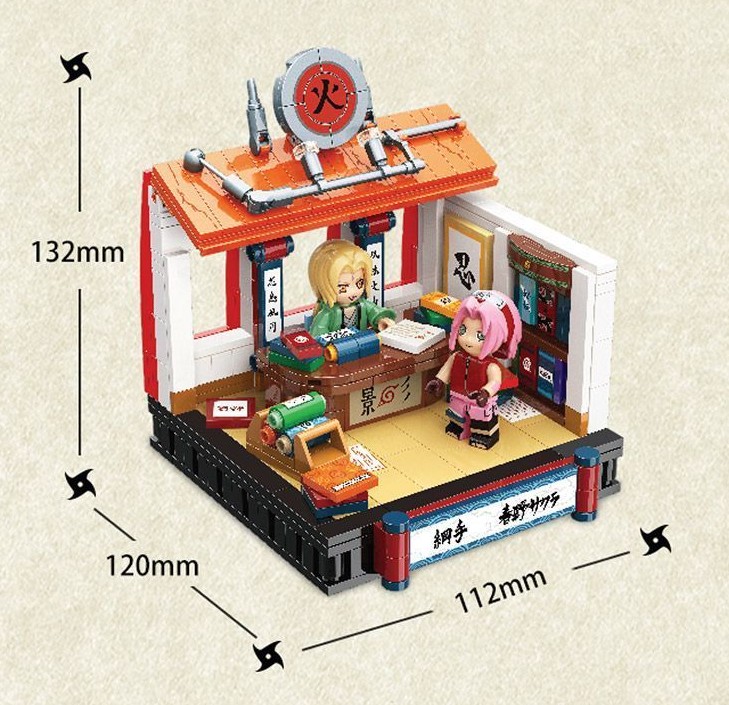 KEEPPLEY Block Naruto Series – Hokage Office (Tsunade & Sakura) - Image 6