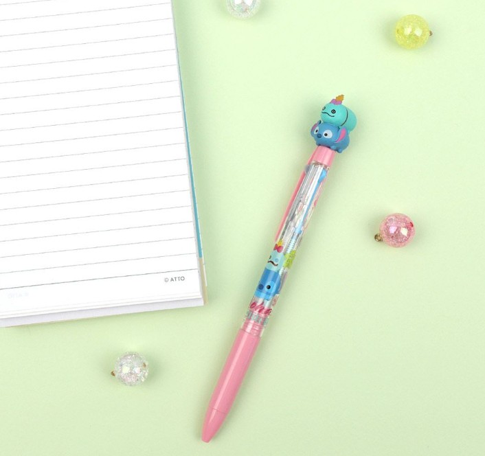 Disney Character Mascot 3-Color Ballpoint Pen - Image 4