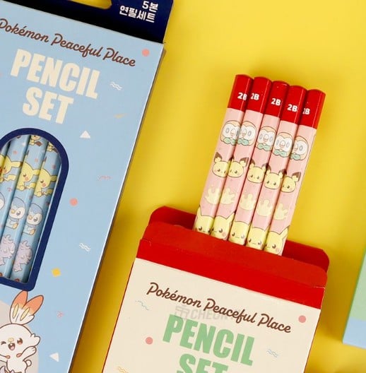 Pokemon 2B Pencil 5pcs Set - Image 11