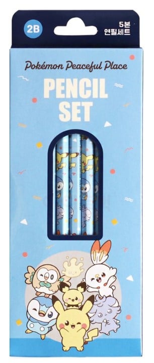 Pokemon 2B Pencil 5pcs Set - Image 2