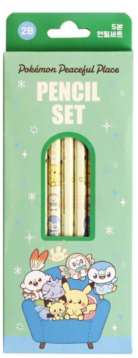Pokemon 2B Pencil 5pcs Set - Image 4