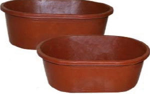 Rubber Basin Oval 고무다라이 타원형 대 102*71*33