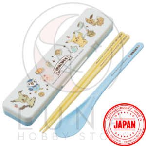 Pokémon Chopsticks Spoon Case Set | Bento Utensil Kit | ポケモン 抗菌箸スプーンセット