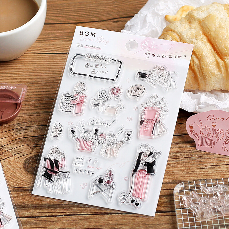 BGM Clear Stamps | Daily Life Women Series | クリアスタンプ:日常のわたし 4種 - Image 16