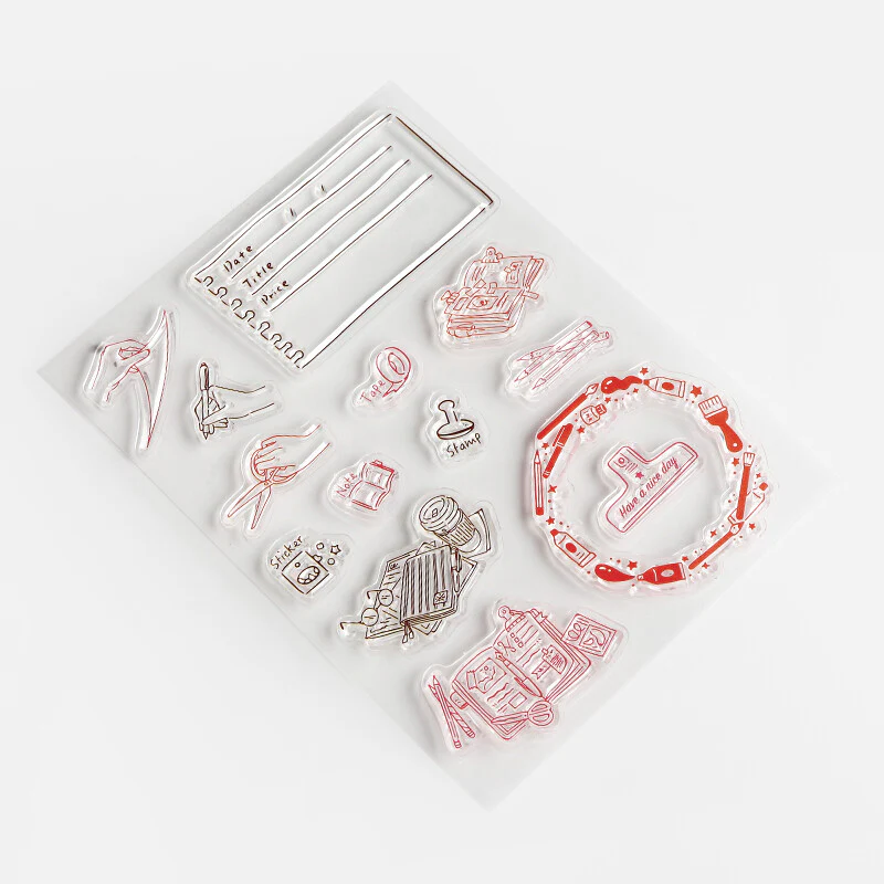 BGM Clear Stamps | Labels & Headers Series | クリアスタンプ:ラベル&ヘッダー風 4種 - Image 5