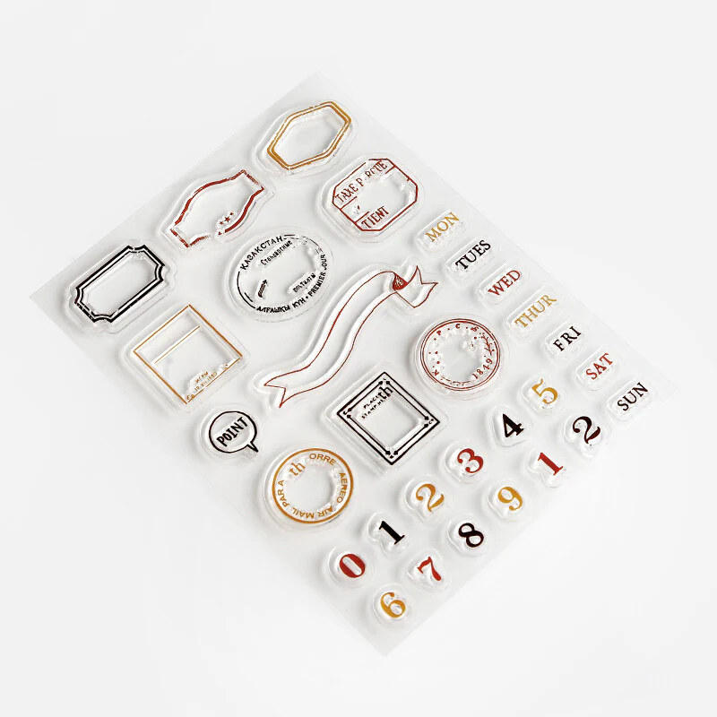 BGM Clear Stamps | Labels & Headers Series | クリアスタンプ:ラベル&ヘッダー風 4種 - Image 16