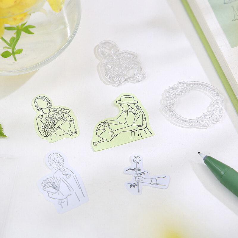 BGM Clear Stamps | Leisure & Weekend Series | クリアスタンプ:休日の過ごし方 4種 - Image 8