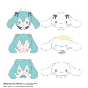 Hatsune Miku × Cinnamoroll Hug Character Collection | はぐキャラコレクション ミク&シナモンver.