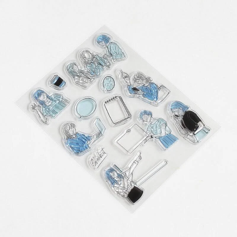 BGM Clear Stamps | Daily Life Women Series | クリアスタンプ:日常のわたし 4種 - Image 9