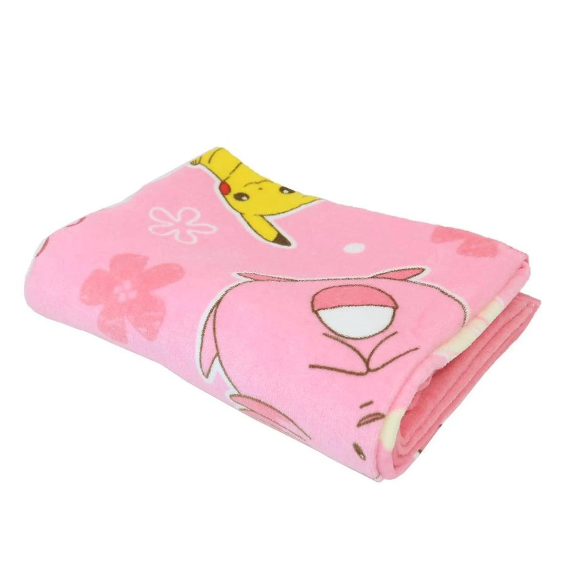 Pokémon Pocket Monsters Towel Blanket | Pikachu Chansey Alcremie | ポケモン 綿100% タオルケット | 85×115cm - Image 3
