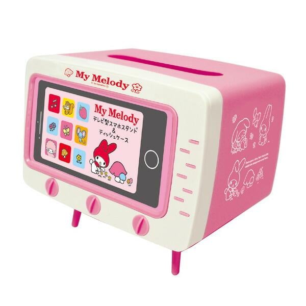 Sanrio Retro TV Smartphone Stand & Tissue Box | サンリオ テレビ型スマホスタンド&ティッシュケース | 4 Variants - Image 16
