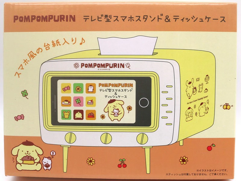 Sanrio Retro TV Smartphone Stand & Tissue Box | サンリオ テレビ型スマホスタンド&ティッシュケース | 4 Variants - Image 7
