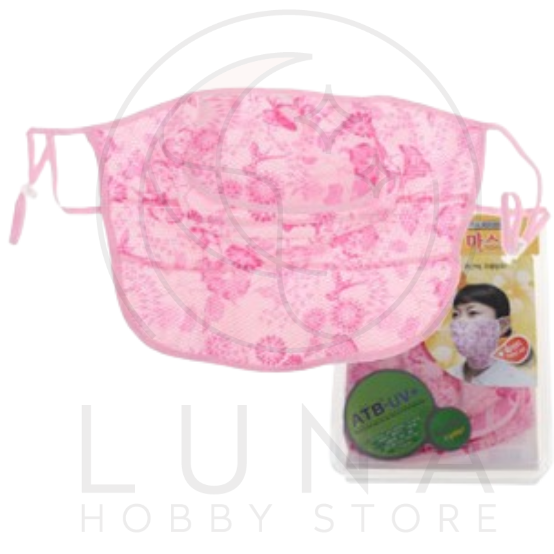 ATB-UV+ Floral Face Mask with Sun Protection | Pink & Purple Variations - Image 5