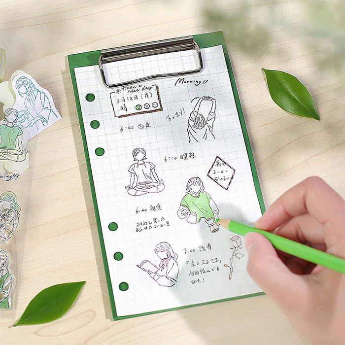 BGM Clear Stamps | Daily Life Women Series | クリアスタンプ:日常のわたし 4種 - Image 6