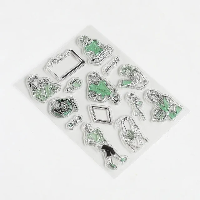 BGM Clear Stamps | Daily Life Women Series | クリアスタンプ:日常のわたし 4種 - Image 5