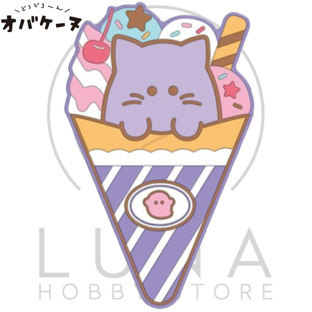 Obakenu Sweets Deco Mirror | Nyankenu Crepe Ver. | オバケーヌ スイーツデコミラー にゃんこクレープ風 - Image 2