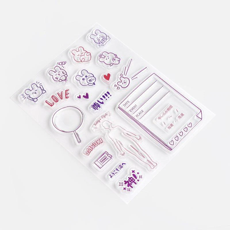 BGM Clear Stamps | Labels & Headers Series | クリアスタンプ:ラベル&ヘッダー風 4種 - Image 13