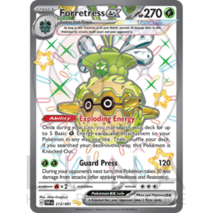 [EN] Forretress ex | PAF Paldean Fates | 212/091 Illustration Rare