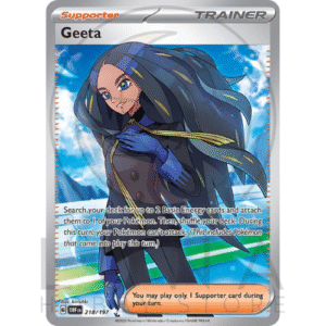 [EN] Geeta | OBF Obsidian Flames | 218/197 Ultra Rare