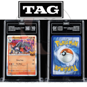 [EN] Houndoom | Scarlet & Violet Base Set | TAG 10 Pristine | Holo Rare #118/198