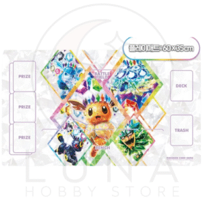 Eevee Evolution Crystal Playmat | Official Pokémon TCG Mat | 이브이 진화 크리스탈 플레이매트