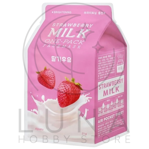 A’PIEU | Strawberry Milk One-Pack Face Mask | Brightening Sheet Mask