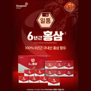Dongwon | Red Ginseng Drink | 6-Year Korean Ginseng Liquid Extract | 동원 일품 6년근 홍삼 | 70ml x 30 packs