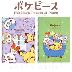 Poképeace | Pokémon 8mm Ruled Notebook | 2 Variations | 포켓피스 노트