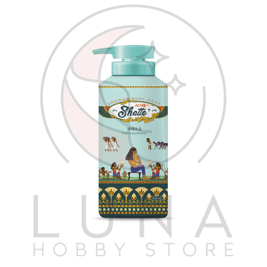 Shatte | Shower Body Soap (500ml) | 샤떼 샤워때비누 | Fresh Ocean or White Musk Perfume - Image 14
