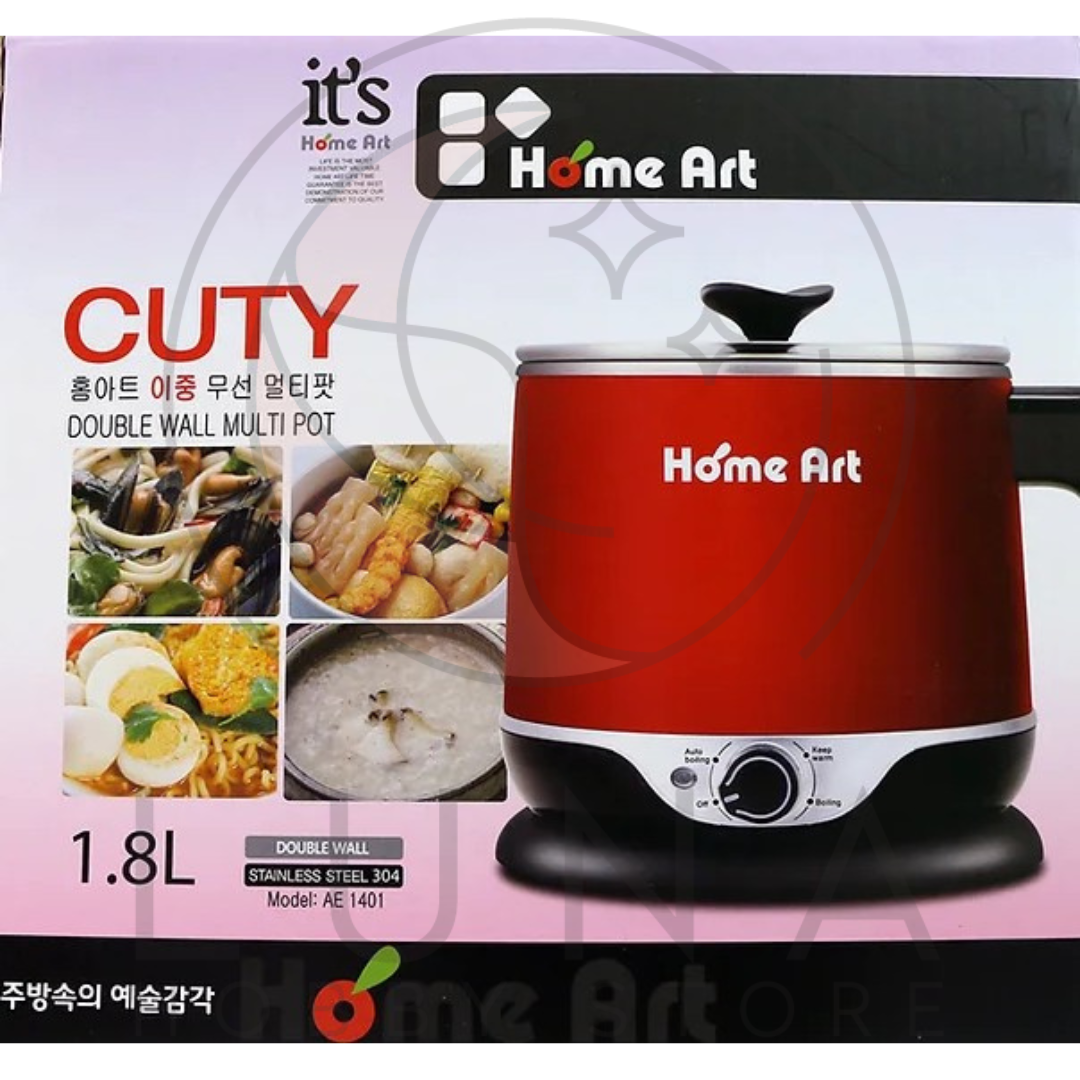 Home Art Double Wall Multi Pot | 1.3L & 1.8L | 멀티포트 스테인리스 스틸 - Image 3